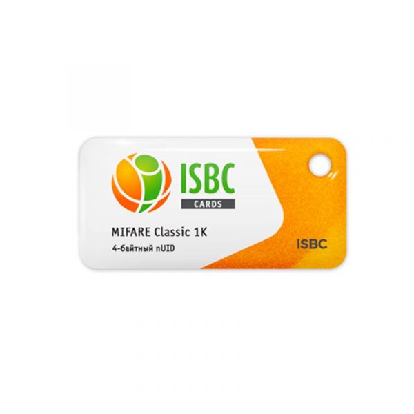 RFID-брелок ISBC Mifare Classic 1K 4B nUID с индивидуальным дизайном - SKU:G00013822