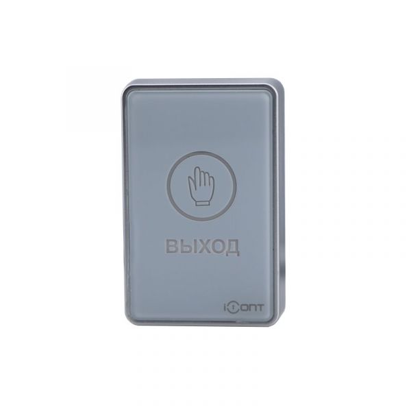 iButton-05 Black Кнопка выхода накладная сенсорная из пластика с индикацией (NO/NC контакты) - SKU:G00013838