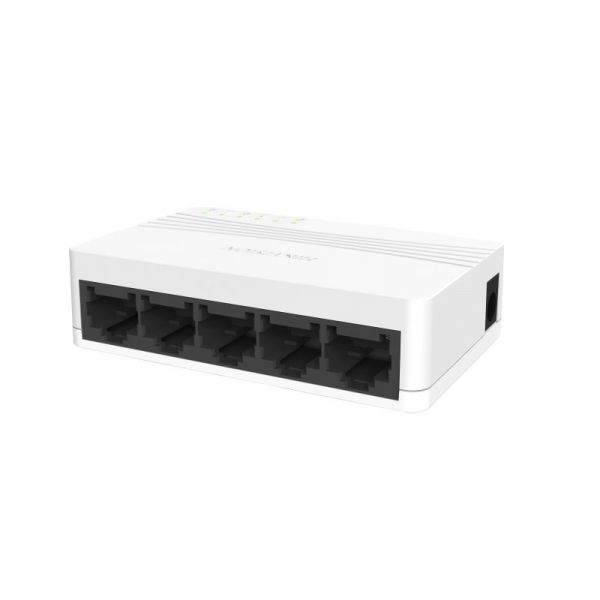 Hikvision DS-3E0105D-E  Настольный 5 портовый  коммутатор - SKU:G00014964