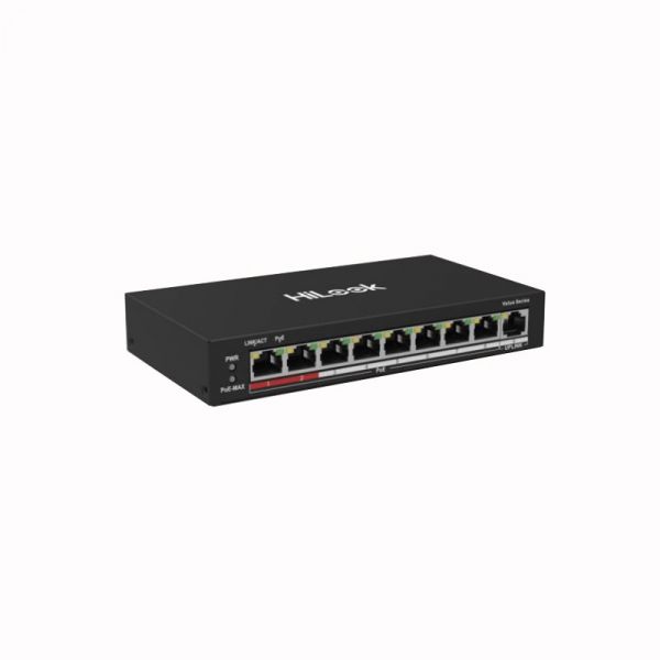 HiLook NS-0109P-60 8-портовый неуправляемый коммутатор Fast Ethernet с PoE - SKU:G00014992