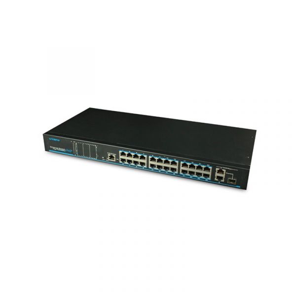 UTEPO UTP1-SW24-TP420 Коммутатор 24-портовый неуправляемый PoE+ 1комбопорт - SKU:G00015024