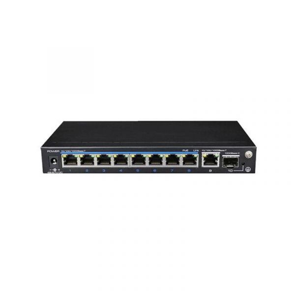 UTEPO UTP3-GSW0802-TSP120 Коммутатор 8-портовый неуправляемый PoE с SFP слотом - SKU:G00015027