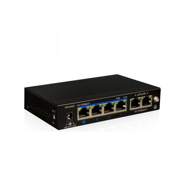 UTEPO UTP3-SW04-TP60 Коммутатор 4-портовый неуправляемый PoE - SKU:G00015029