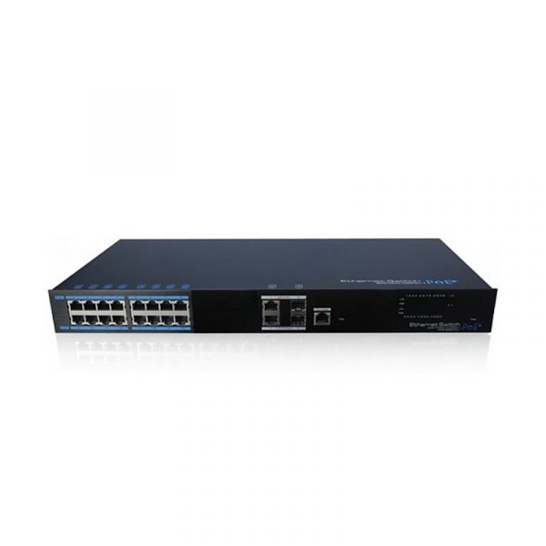 UTEPO UTP7216E-POE-L2 Коммутатор 16-портовый управляемый PoE+4 uplink порта - SKU:G00015041