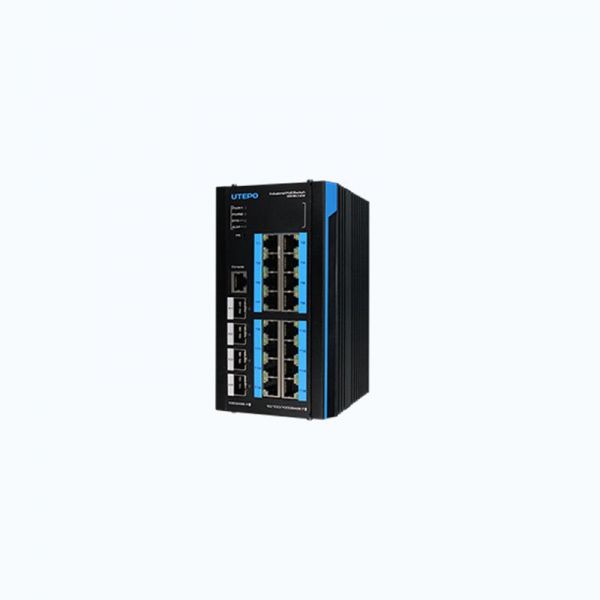 UTEPO UTP7616GE-POE-IE Коммутатор промышленный управляемый Ethernet с 16 портами PoE Gigabit - SKU:G00015048